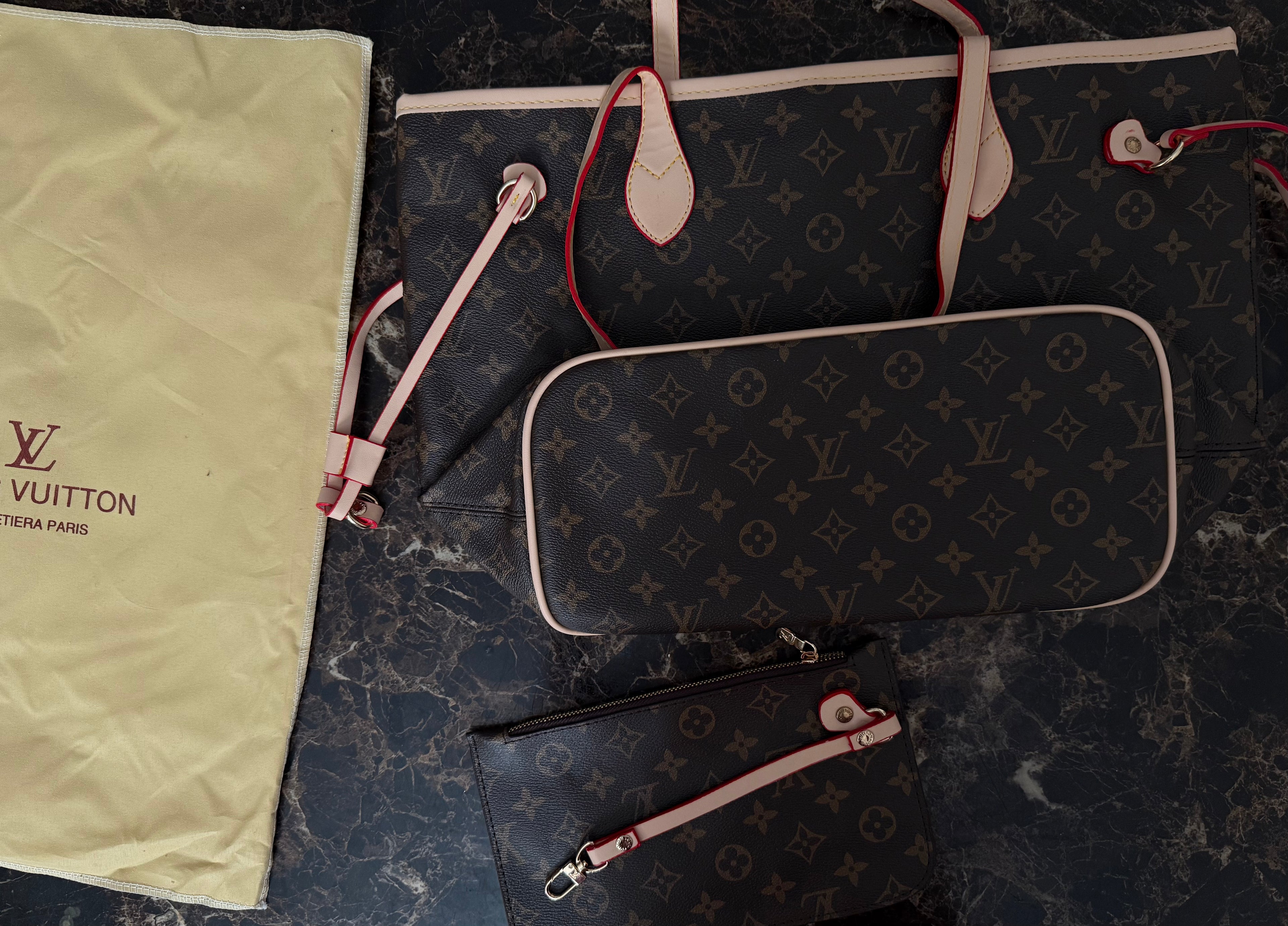 Louis Vuitton Neverfull BB In Monogram In Beige