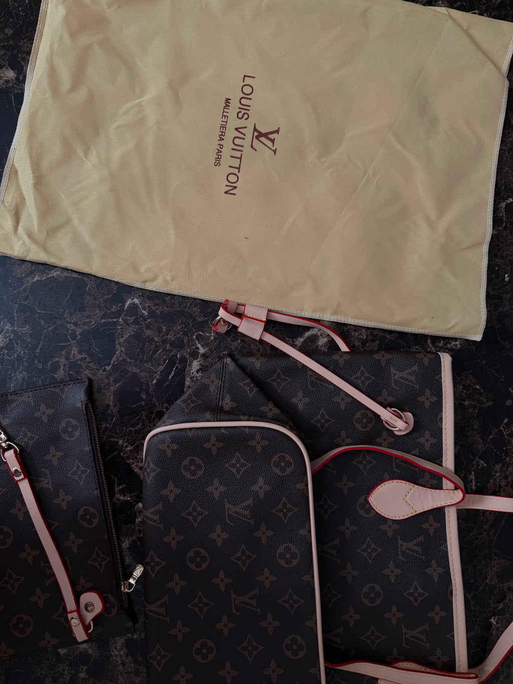 Louis Vuitton Neverfull BB In Monogram In Beige